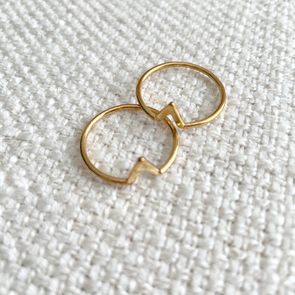 Nordstrom Gold Rings Set - Picture 2 of 3